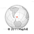 Outline Map of the Area around 53° 47' 48" S, 44° 58' 30" W, rectangular outline