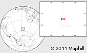 Blank Location Map of the area around 53° 47' 48" S, 4° 19' 30" E