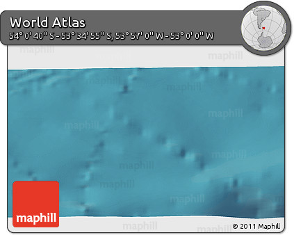 Satellite 3D Map of the Area around 53° 47' 48" S, 53° 28' 30" W