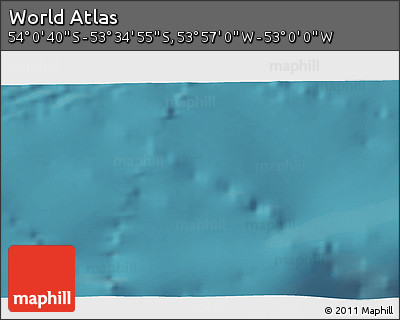 Satellite 3D Map of the Area around 53° 47' 48" S, 53° 28' 30" W