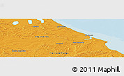 Political Panoramic Map of the area around 53° 47' 48" S, 67° 55' 30" W