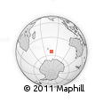 Outline Map of the Area around 53° 47' 48" S, 78° 16' 30" E, rectangular outline