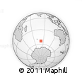 Outline Map of the Area around 53° 47' 48" S, 81° 40' 30" E, rectangular outline