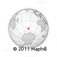 Outline Map of the Area around 53° 47' 48" S, 82° 31' 30" E, rectangular outline