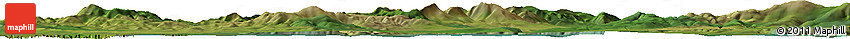 Satellite Horizon Map of the Area around 54° 3' 9" N, 139° 28' 29" E