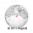 Outline Map of the Area around 54° 3' 9" N, 165° 40' 30" W, rectangular outline