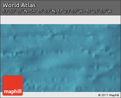 Satellite 3D Map of the Area around 54° 3' 9" N, 16° 55' 29" W