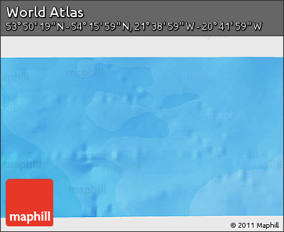 Political 3D Map of the Area around 54° 3' 9" N, 21° 10' 29" W