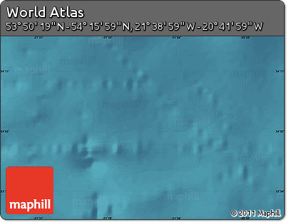 Satellite Map of the Area around 54° 3' 9" N, 21° 10' 29" W