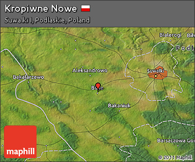 Satellite 3D Map of Kropiwne Nowe