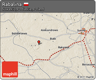 Shaded Relief 3D Map of Rabalina