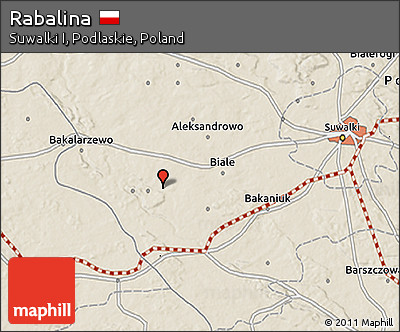 Shaded Relief 3D Map of Rabalina