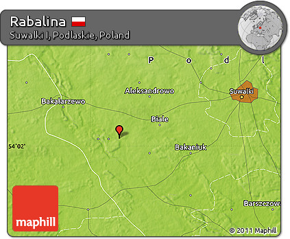 Physical Map of Rabalina
