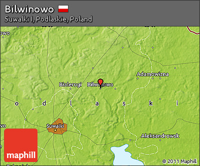 Physical Map of Bilwinowo