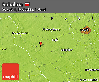 Physical Map of Rabalina