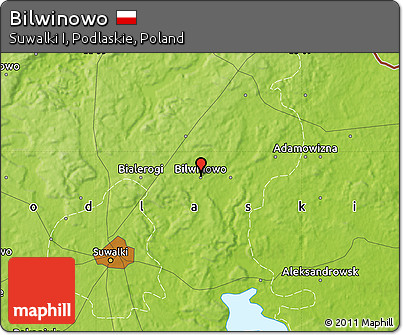 Physical Map of Bilwinowo