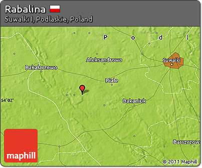 Physical Map of Rabalina