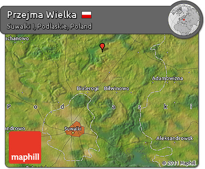 Satellite Map of Przejma Wielka