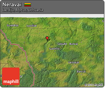 Satellite 3D Map of Neravai