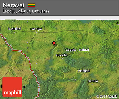 Satellite 3D Map of Neravai