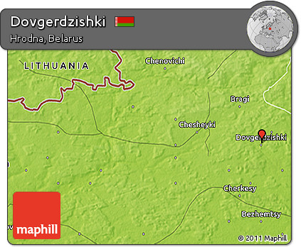 Physical 3D Map of Dovgerdzishki