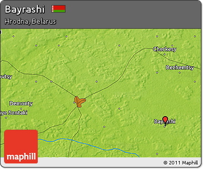 Physical 3D Map of Bayrashi