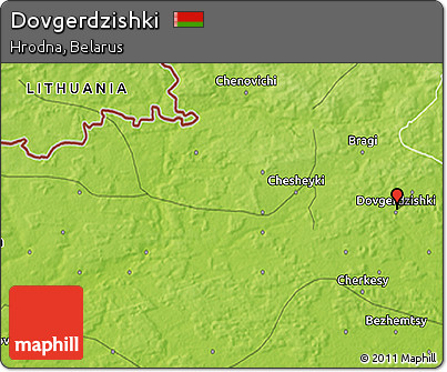 Physical 3D Map of Dovgerdzishki
