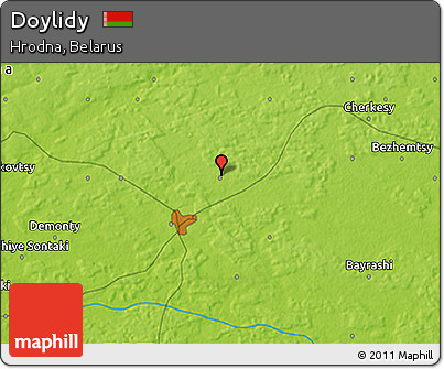 Physical 3D Map of Doylidy