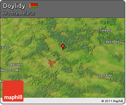 Satellite 3D Map of Doylidy