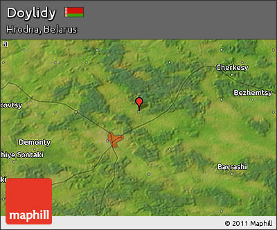 Satellite 3D Map of Doylidy