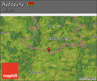 Satellite 3D Map of Rydzyuny