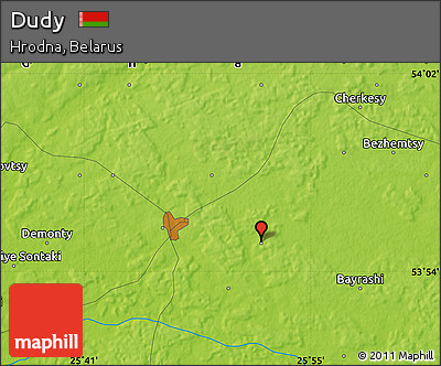 Physical Map of Dudy