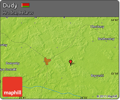 Physical Map of Dudy