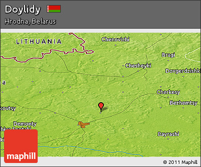 Physical Panoramic Map of Doylidy