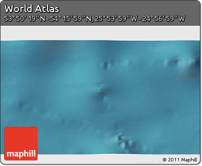 Satellite 3D Map of the Area around 54° 3' 9" N, 25° 25' 29" W
