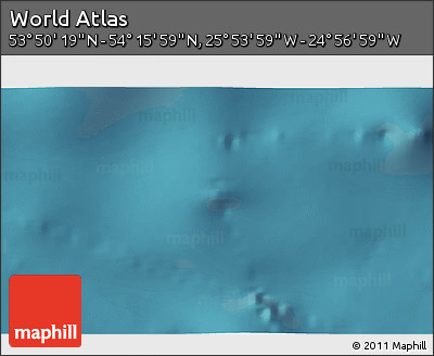 Satellite 3D Map of the Area around 54° 3' 9" N, 25° 25' 29" W