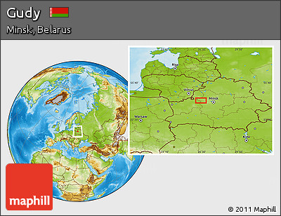 Physical Location Map of Gudy