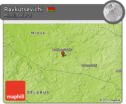 Physical 3D Map of Ravkutsevichi