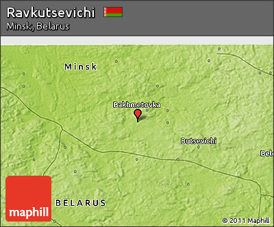 Physical 3D Map of Ravkutsevichi