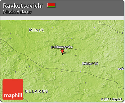 Physical 3D Map of Ravkutsevichi