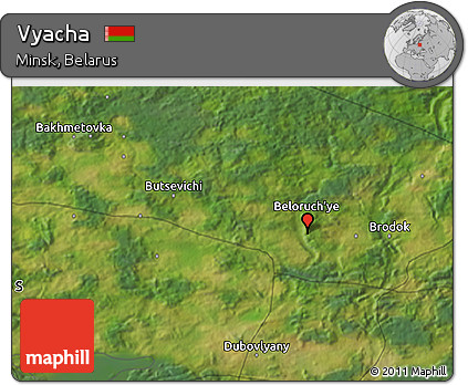 Satellite 3D Map of Vyacha