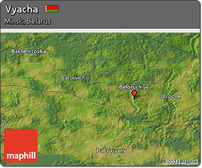 Satellite 3D Map of Vyacha