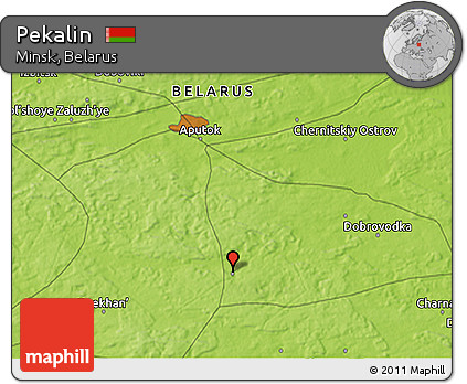 Physical 3D Map of Pekalin
