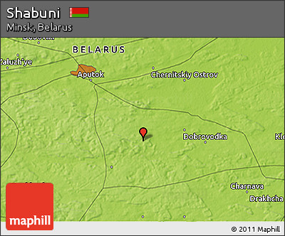 Physical 3D Map of Shabuni