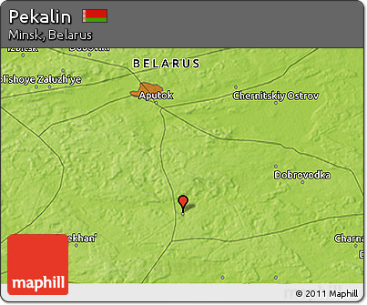 Physical 3D Map of Pekalin