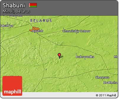 Physical 3D Map of Shabuni