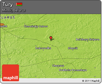 Physical 3D Map of Tury