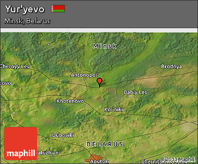Satellite 3D Map of Yur'yevo