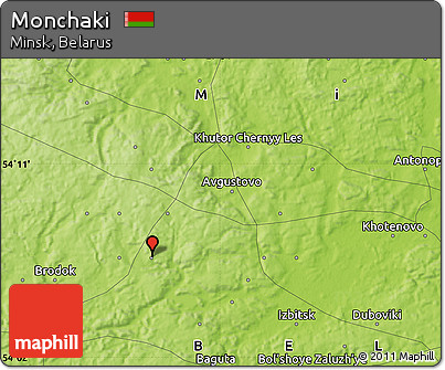 Physical Map of Monchaki