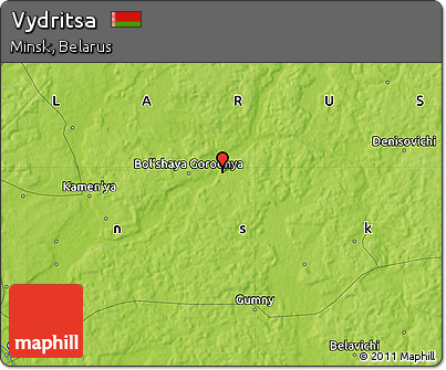 Physical Map of Vydritsa